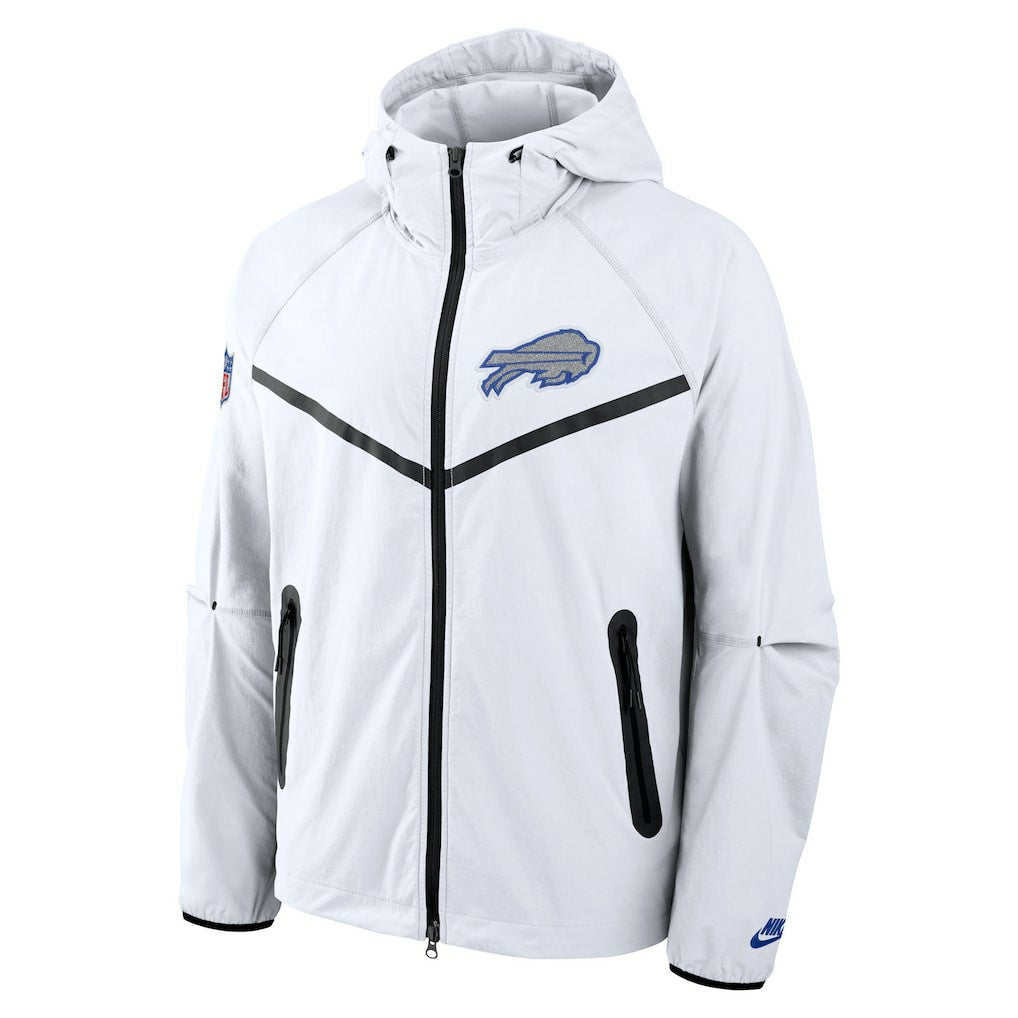 Buffalo Bills 2025 Rivalries Collection Tech Raglan Full-Zip Jacket - White Jackets