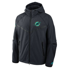 Miami Dolphins 2025 Rivalries Collection Tech Raglan Full-Zip Jacket - Pitch Blue Jackets