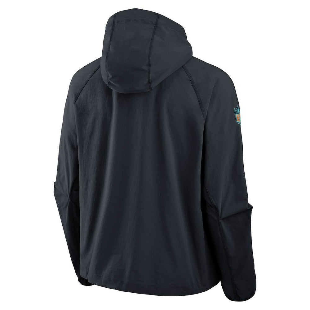 Miami Dolphins 2025 Rivalries Collection Tech Raglan Full-Zip Jacket - Pitch Blue Jackets