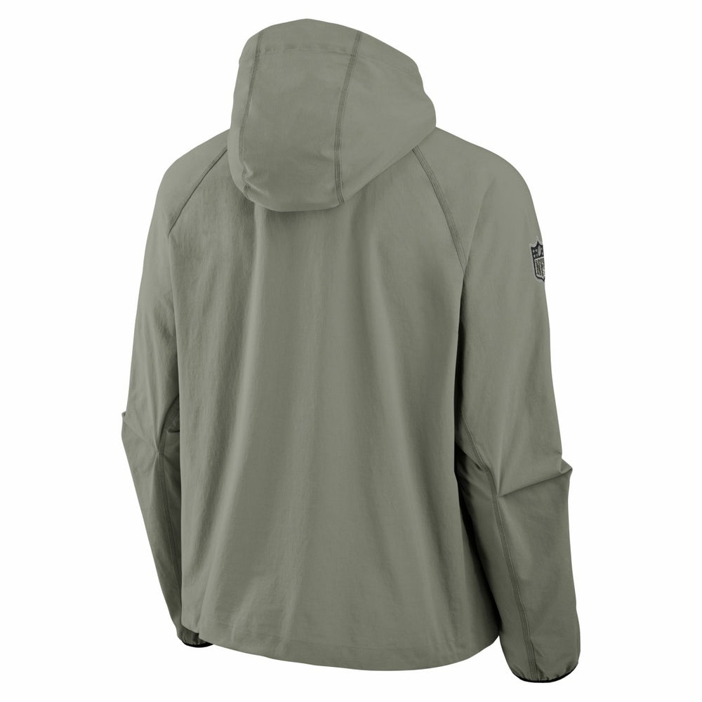 New York Jets 2025 Rivalries Collection Tech Raglan Full-Zip Jacket - Gotham Green Jackets