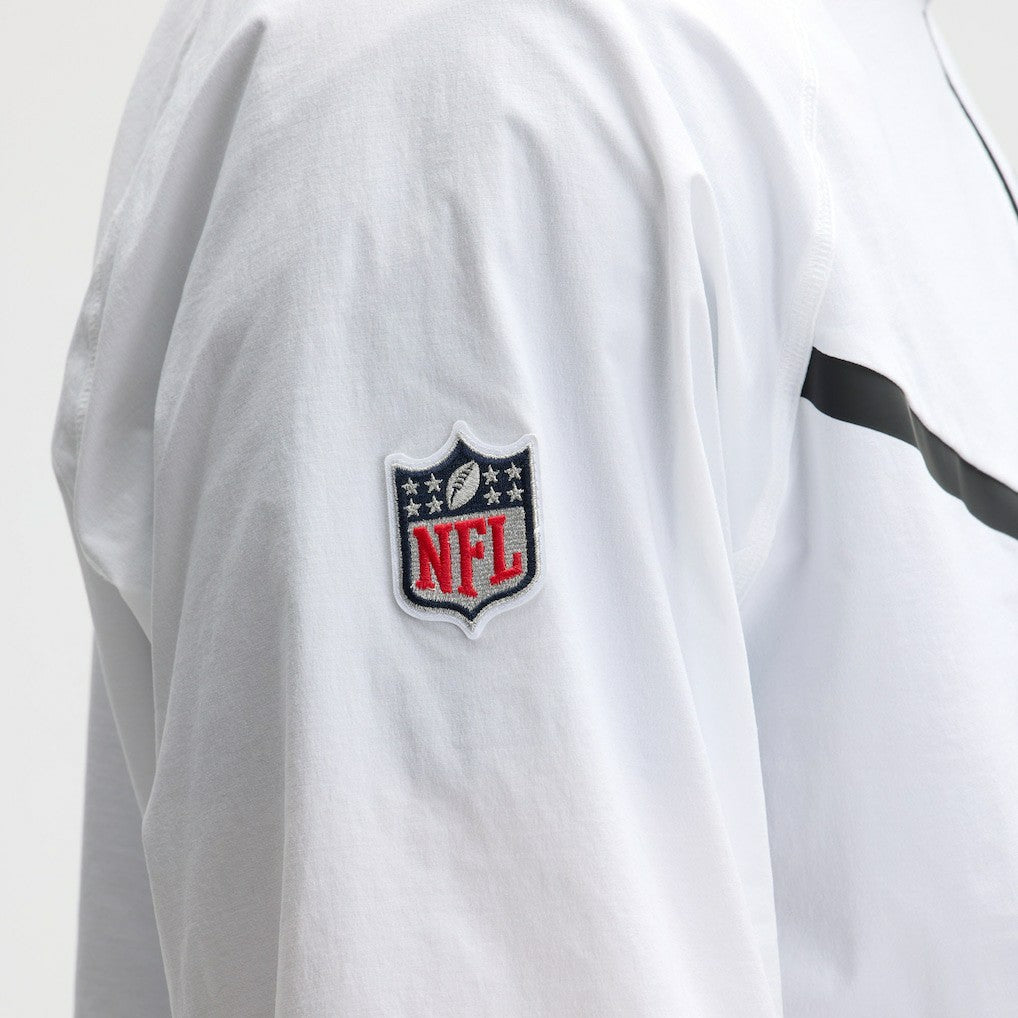 New England Patriots 2025 Rivalries Collection Tech Raglan Full-Zip Jacket - White Jackets