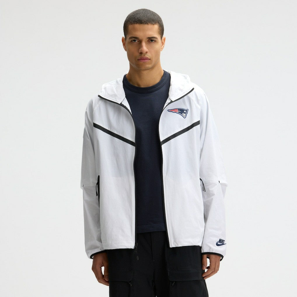 New England Patriots 2025 Rivalries Collection Tech Raglan Full-Zip Jacket - White Jackets