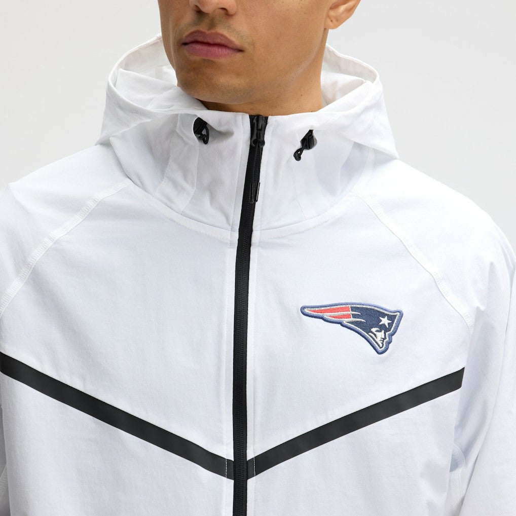 New England Patriots 2025 Rivalries Collection Tech Raglan Full-Zip Jacket - White Jackets