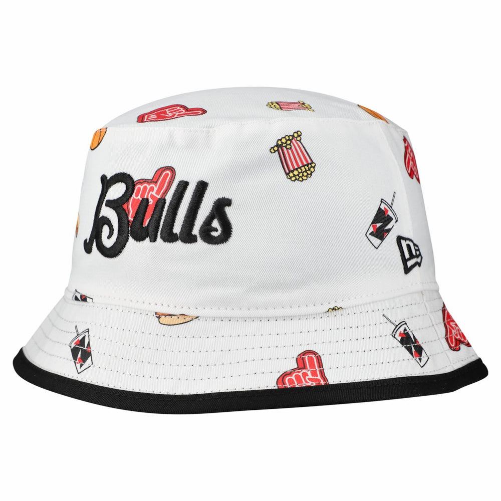 Chicago Bulls Team Cheer Reversible Bucket Hat White - New Era outlet