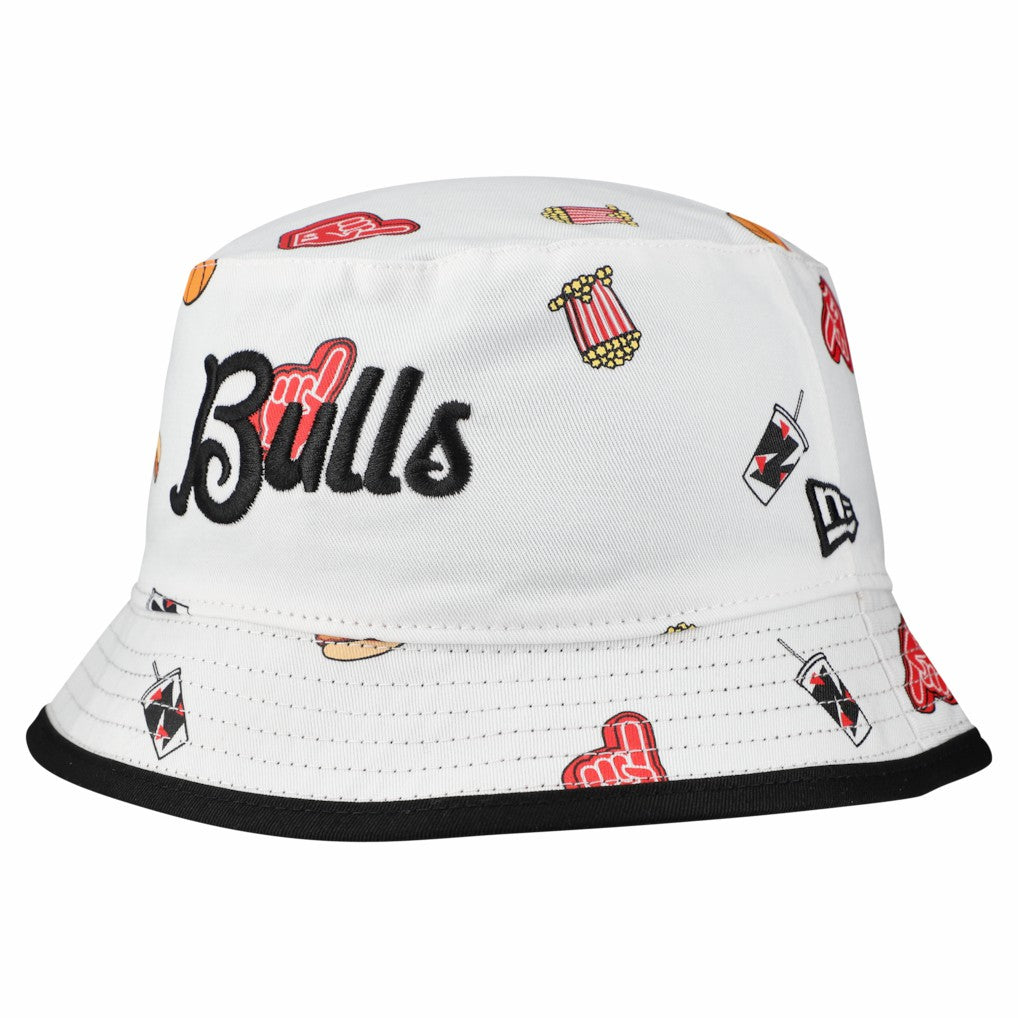 Chicago Bulls Team Cheer Reversible Bucket Hat White - New Era outlet