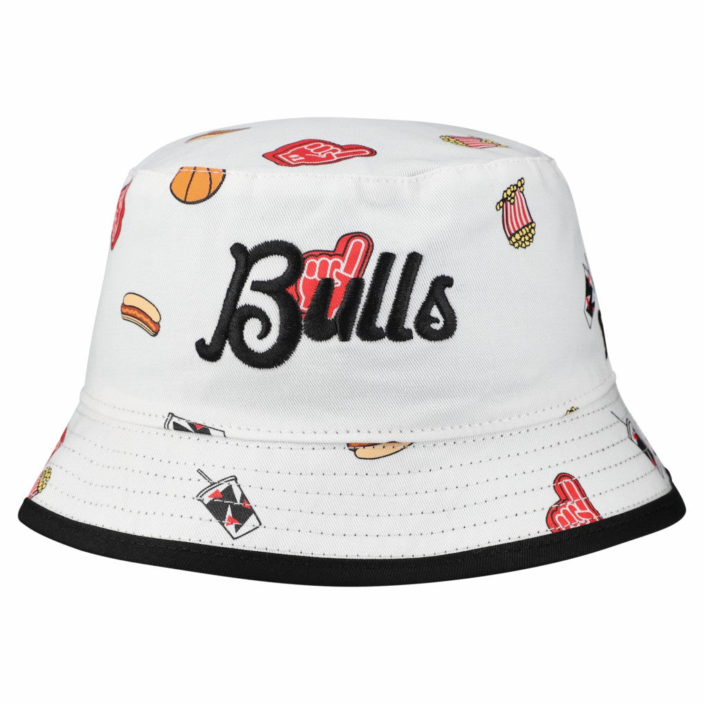 Chicago Bulls Team Cheer Reversible Bucket Hat White - New Era outlet