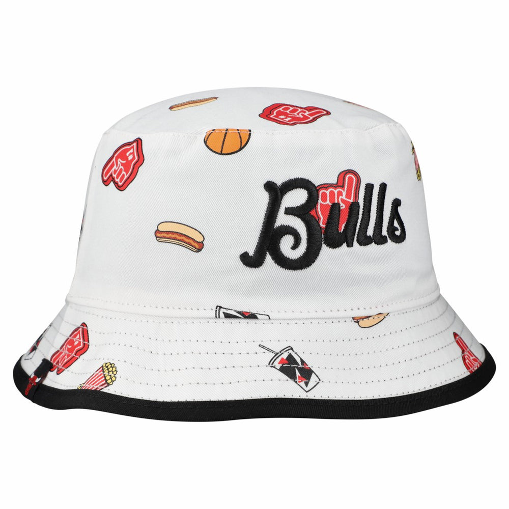 Chicago Bulls Team Cheer Reversible Bucket Hat White - New Era outlet