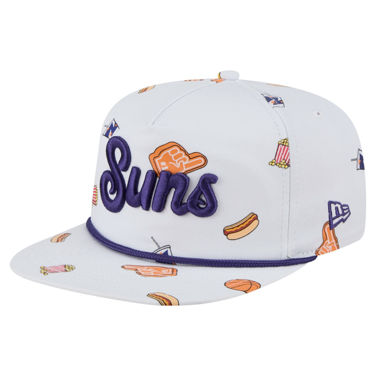 Phoenix Suns Team Cheer Rope 19TWENTY Adjustable Hat White - New Era outlet