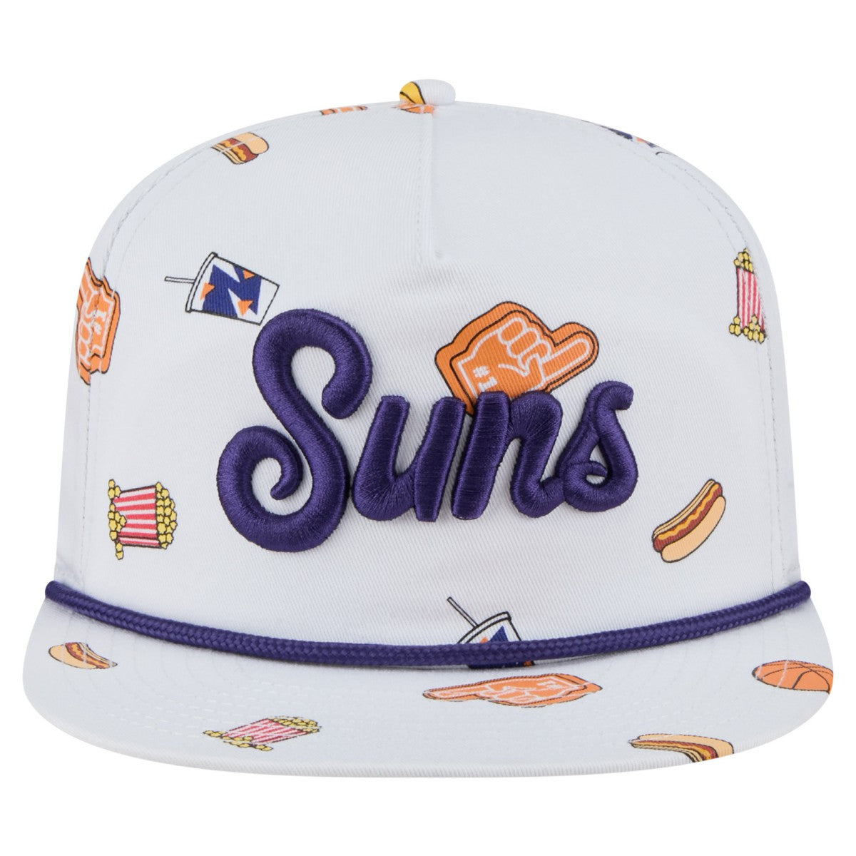 Phoenix Suns Team Cheer Rope 19TWENTY Adjustable Hat White - New Era outlet