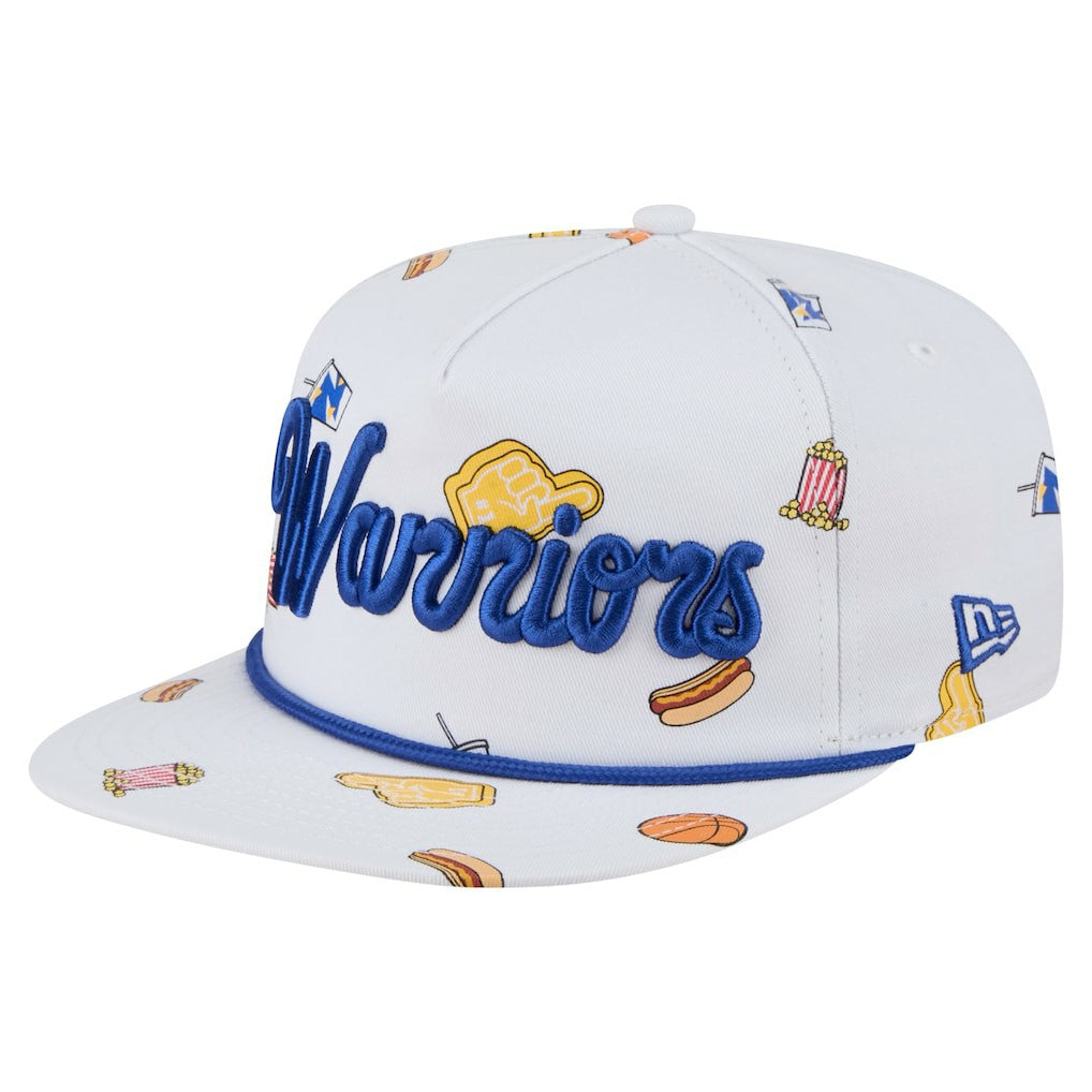 Golden State Warriors Team Cheer Rope 19TWENTY Adjustable Hat White - New Era outlet