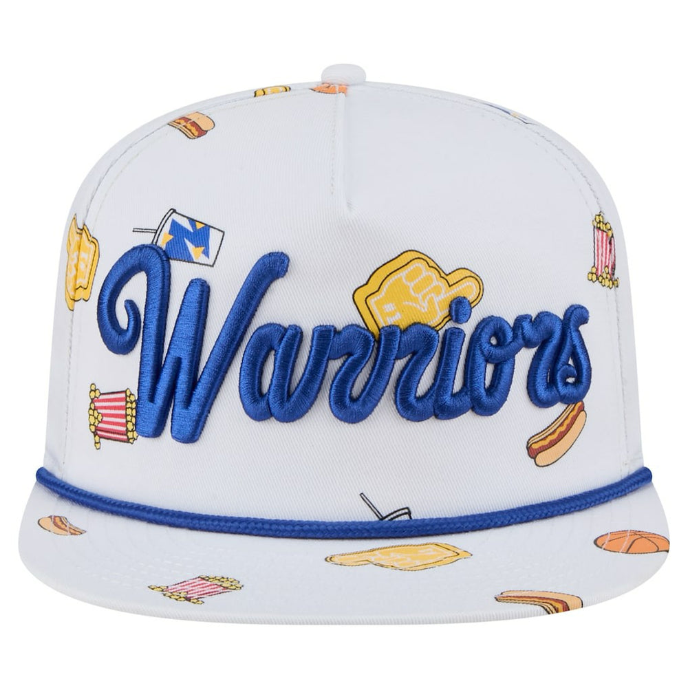 Golden State Warriors Team Cheer Rope 19TWENTY Adjustable Hat White - New Era outlet