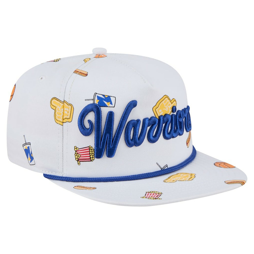 Golden State Warriors Team Cheer Rope 19TWENTY Adjustable Hat White - New Era outlet