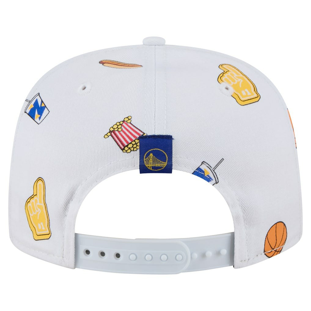 Golden State Warriors Team Cheer Rope 19TWENTY Adjustable Hat White - New Era outlet