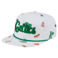Boston Celtics Team Cheer Rope 19TWENTY Adjustable Hat White - New Era