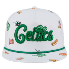 Boston Celtics Team Cheer Rope 19TWENTY Adjustable Hat White - New Era