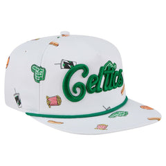 Boston Celtics Team Cheer Rope 19TWENTY Adjustable Hat White - New Era