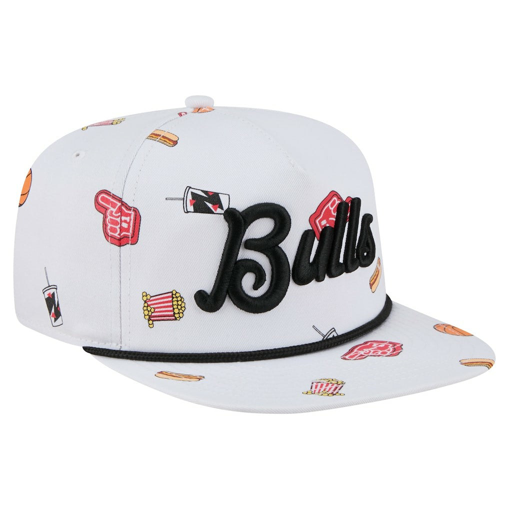 Chicago Bulls Team Cheer Rope 19TWENTY Adjustable Hat White - New Era outlet