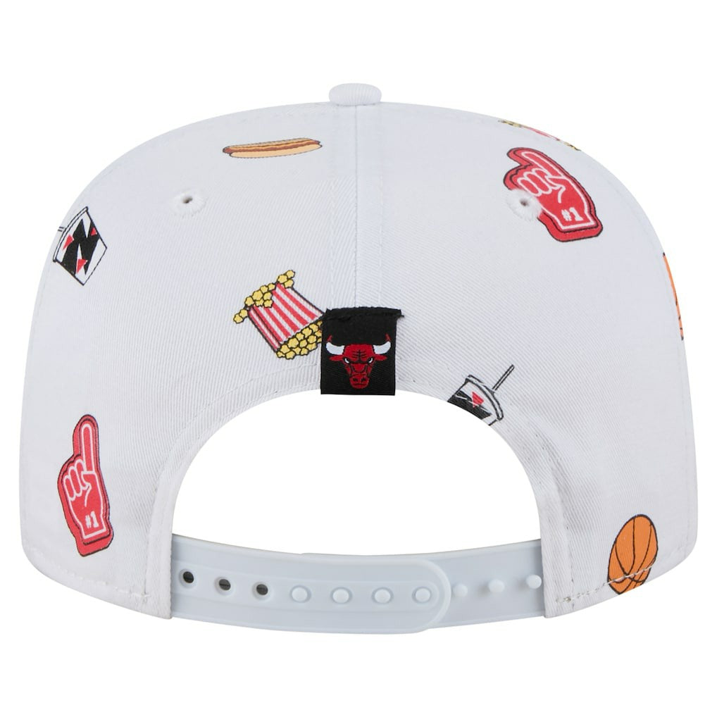 Chicago Bulls Team Cheer Rope 19TWENTY Adjustable Hat White - New Era outlet