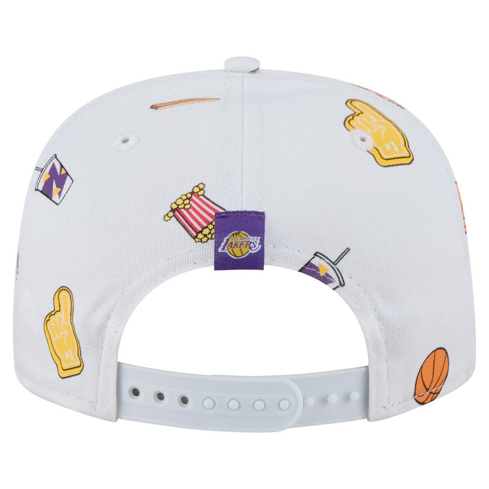 Los Angeles Lakers Team Cheer Rope 19TWENTY Adjustable Hat White - New Era