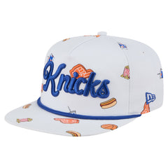 New York Knicks Team Cheer Rope 19TWENTY Adjustable Hat White - New Era