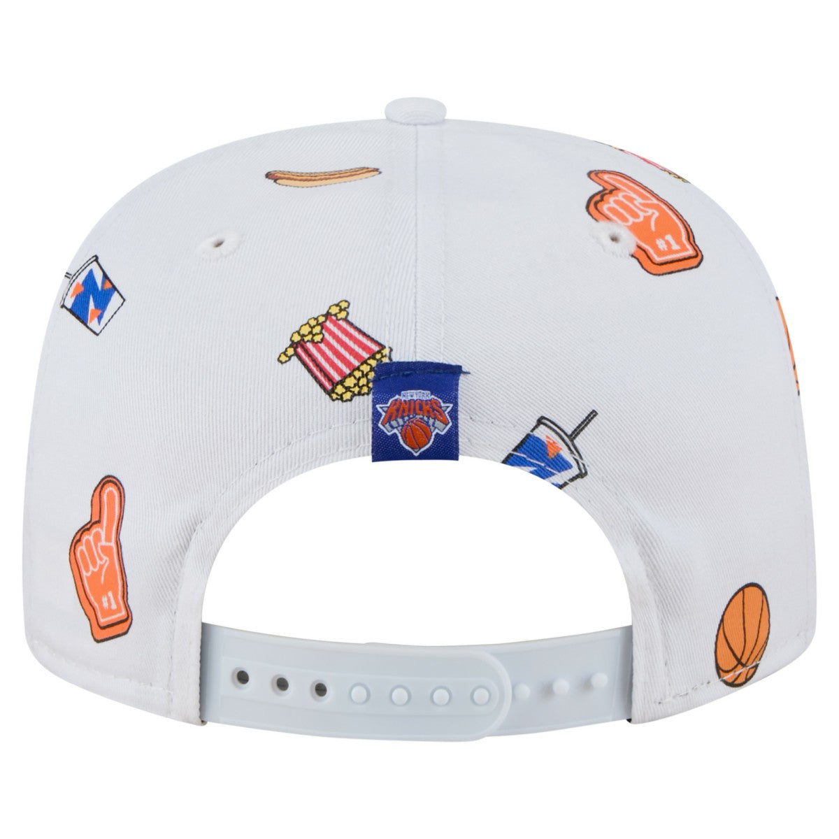 New York Knicks Team Cheer Rope 19TWENTY Adjustable Hat White - New Era