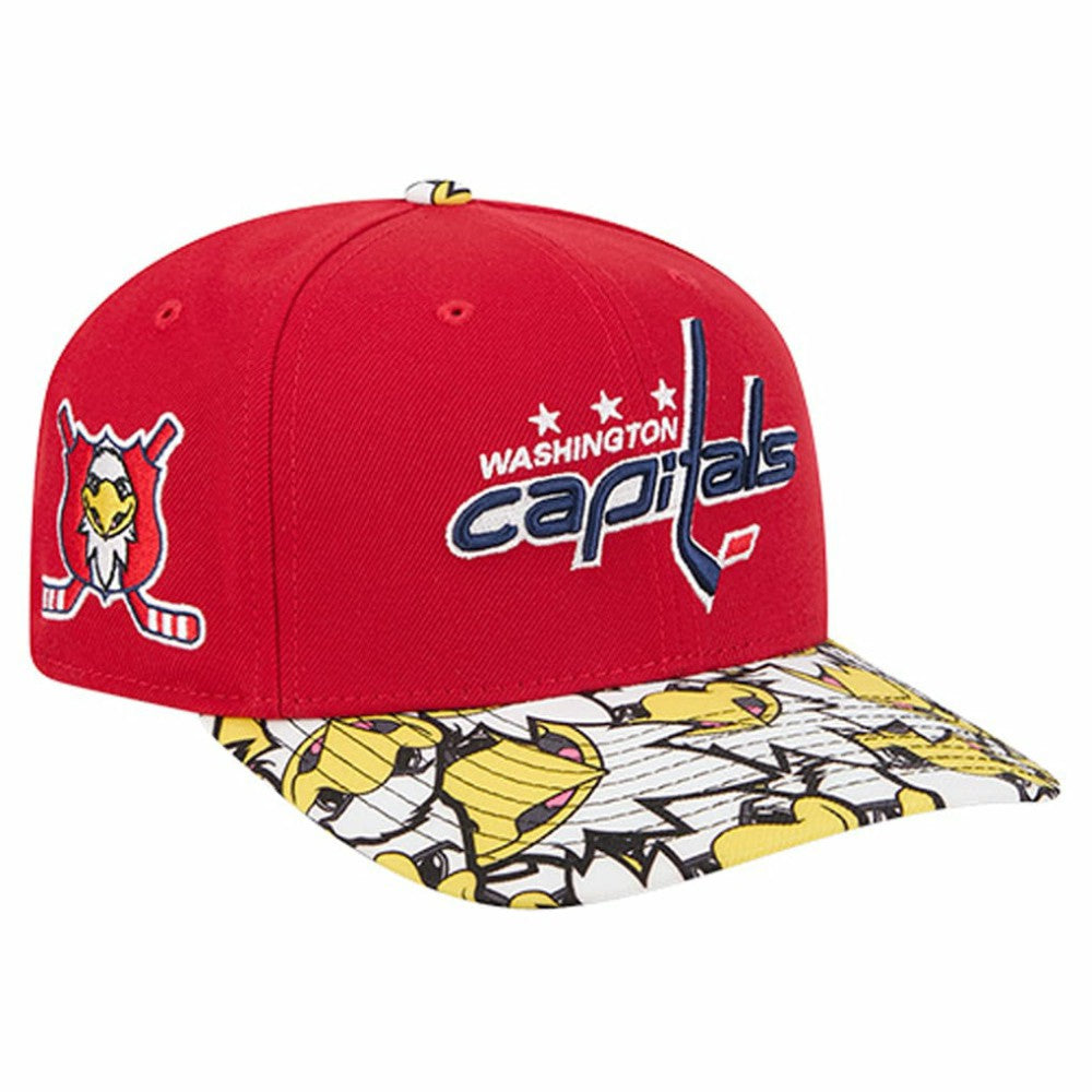 Washington Capitals New Era Mascot Visor 9SEVENTY Adjustable Hat - Red | US 202989673