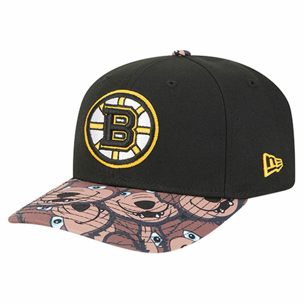 Boston Bruins New Era Mascot Visor 9SEVENTY Adjustable Hat - Black | US 202989675
