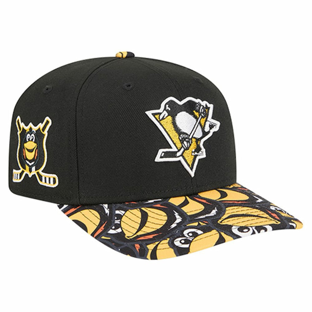 Pittsburgh Penguins New Era Mascot Visor 9SEVENTY Adjustable Hat - Black | US 202989681
