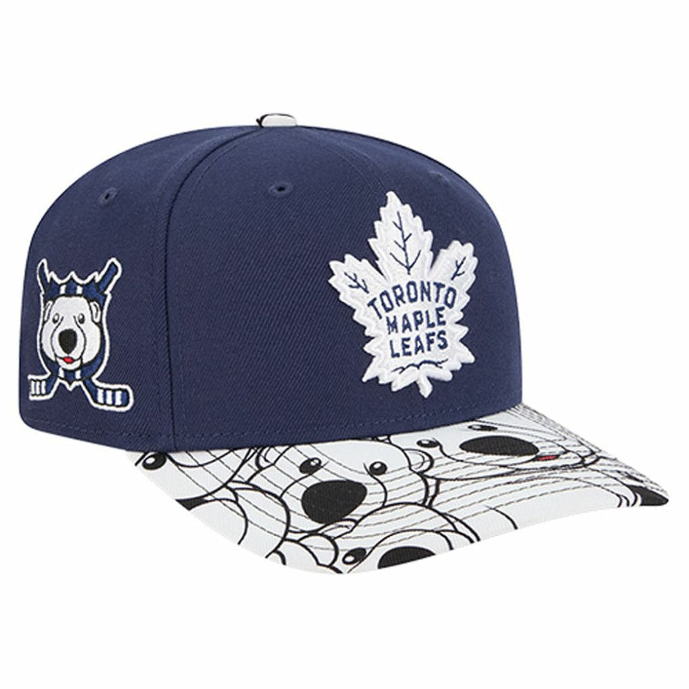 Toronto Maple Leafs New Era Mascot Visor 9SEVENTY Adjustable Hat - Blue | US 202989683