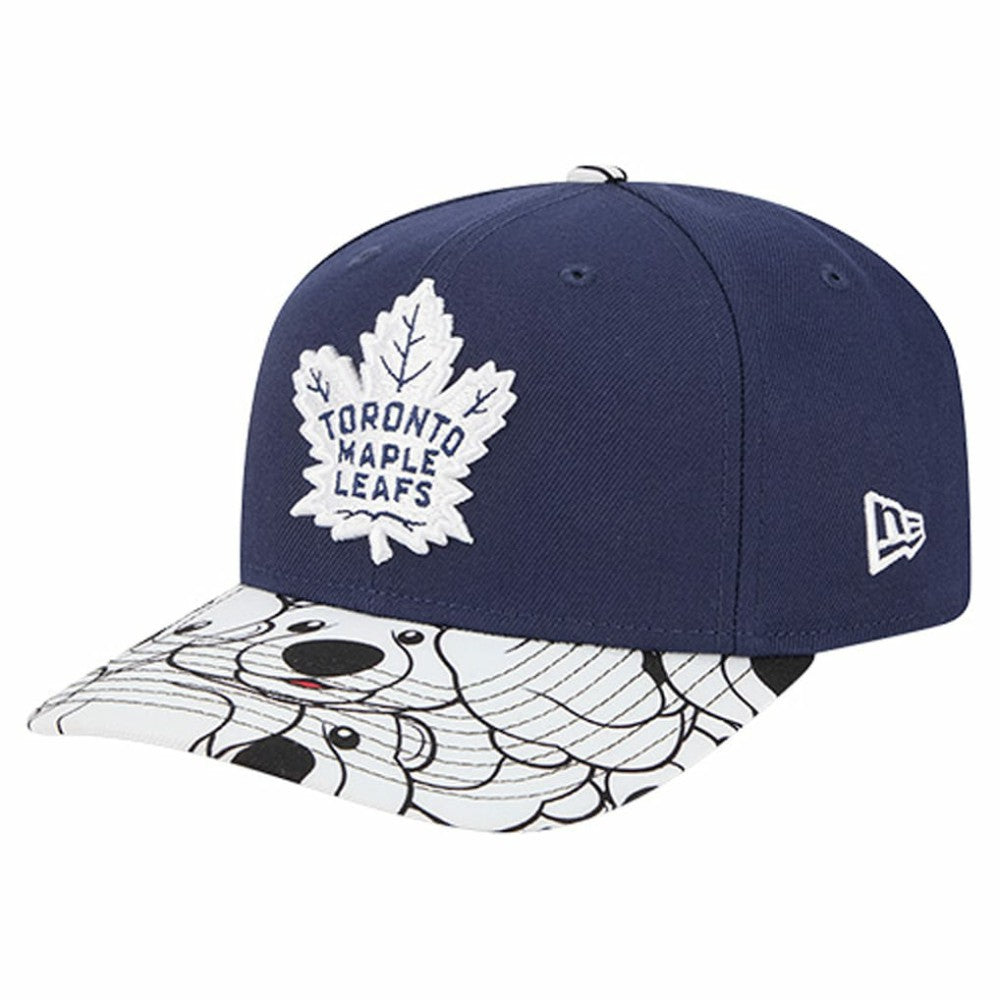 Toronto Maple Leafs New Era Mascot Visor 9SEVENTY Adjustable Hat - Blue | US 202989683