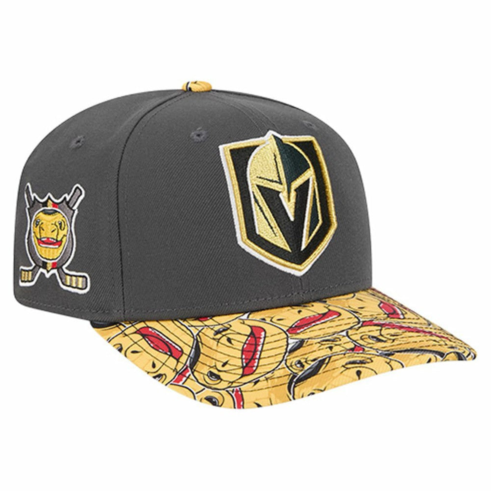 Vegas Golden Knights New Era Mascot Visor 9SEVENTY Adjustable Hat - Grey | US 202989684