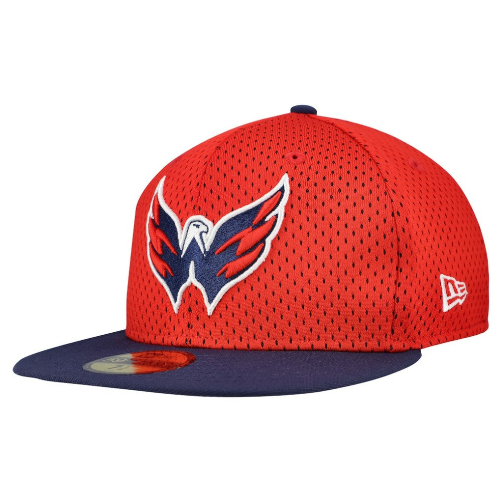 Washington Capitals New Era Mesh Crown Two-Tone 59FIFTY Fitted Hat - Red/Navy | US 202989685