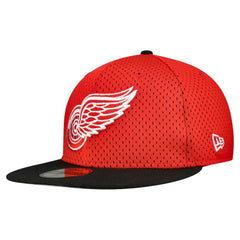 Detroit Red Wings New Era Mesh Crown Two-Tone 59FIFTY Fitted Hat - Red/Black | US 202989686