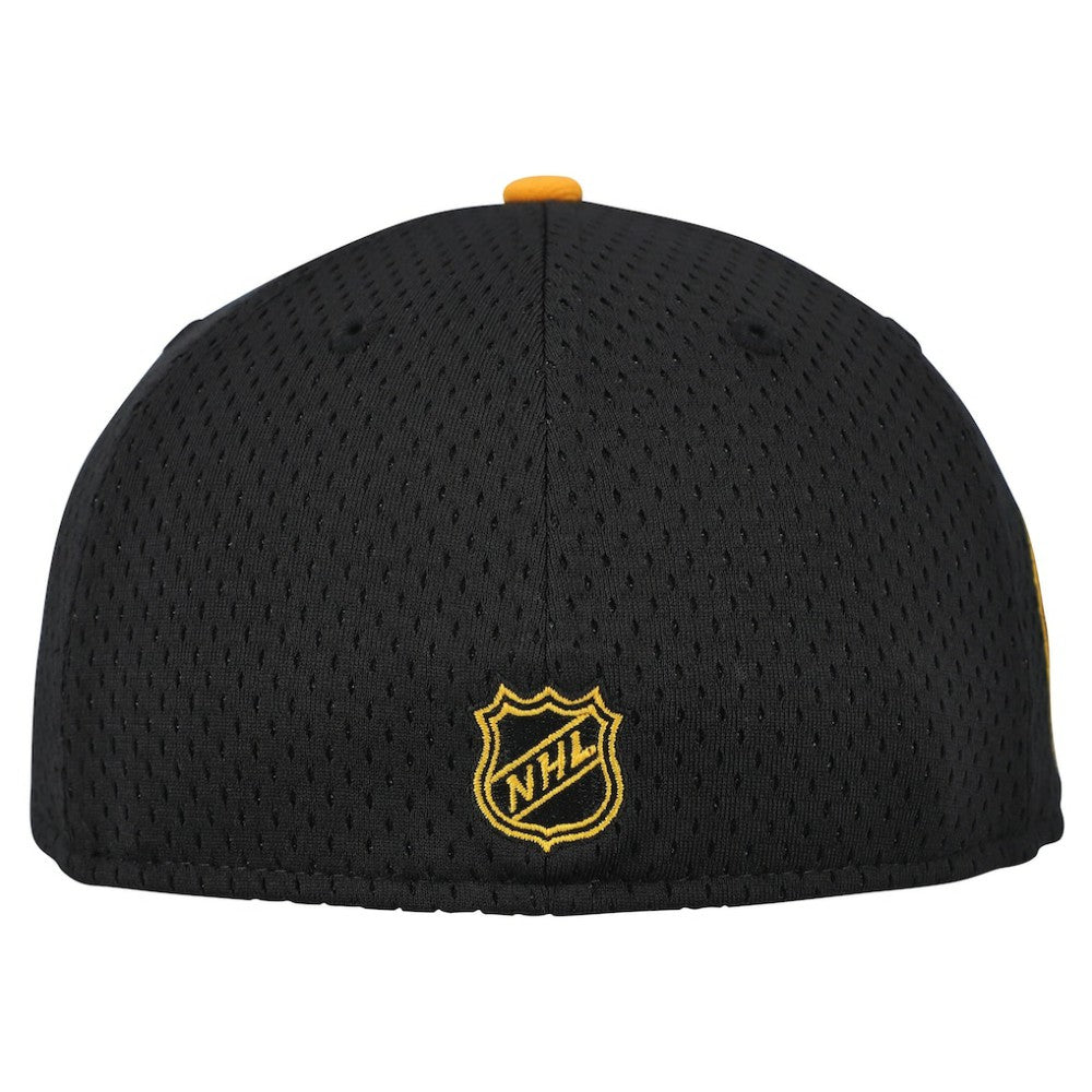 Boston Bruins New Era Mesh Crown Two-Tone 59FIFTY Fitted Hat - Black/Gold | US 202989687
