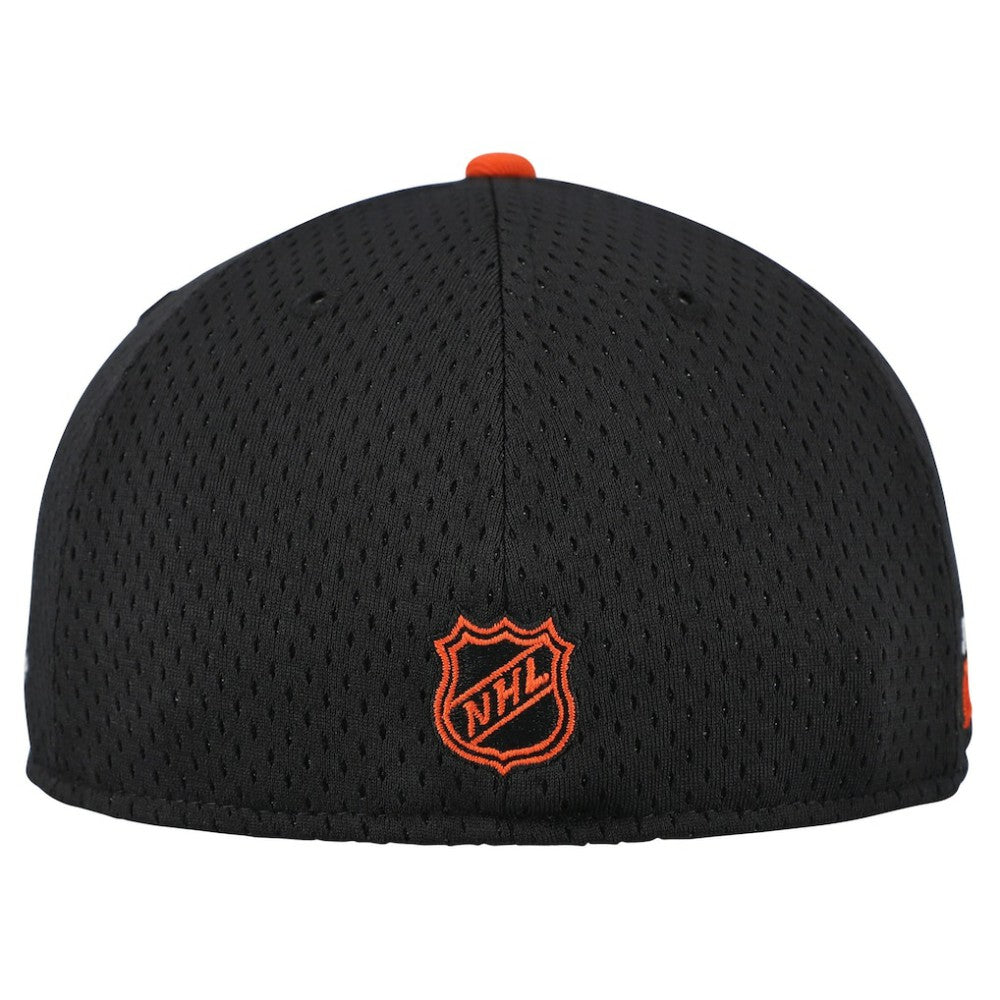 Philadelphia Flyers New Era Mesh Crown Two-Tone 59FIFTY Fitted Hat - Black/Orange | US 202989688