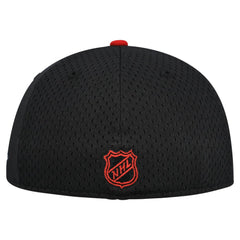 Chicago Blackhawks New Era Mesh Crown Two-Tone 59FIFTY Fitted Hat - Black/Red | US 202989689