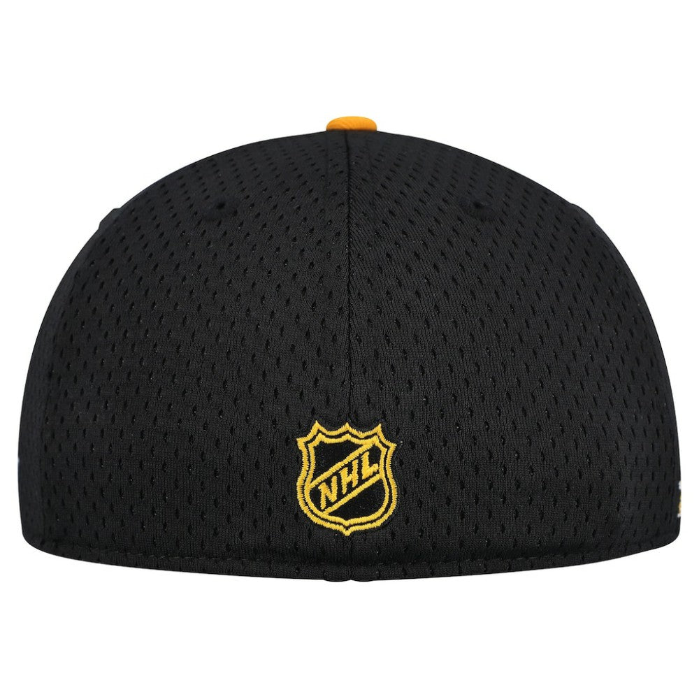 Pittsburgh Penguins New Era Mesh Crown Two-Tone 59FIFTY Fitted Hat - Black/Gold | US 202989692