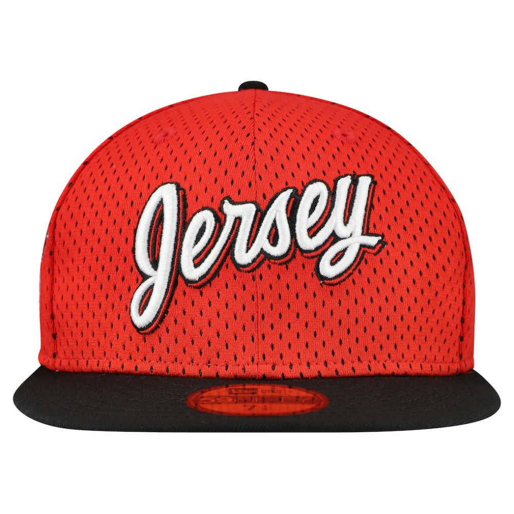 New Jersey Devils New Era Mesh Crown Two-Tone 59FIFTY Fitted Hat - Red/Black | US 202989694