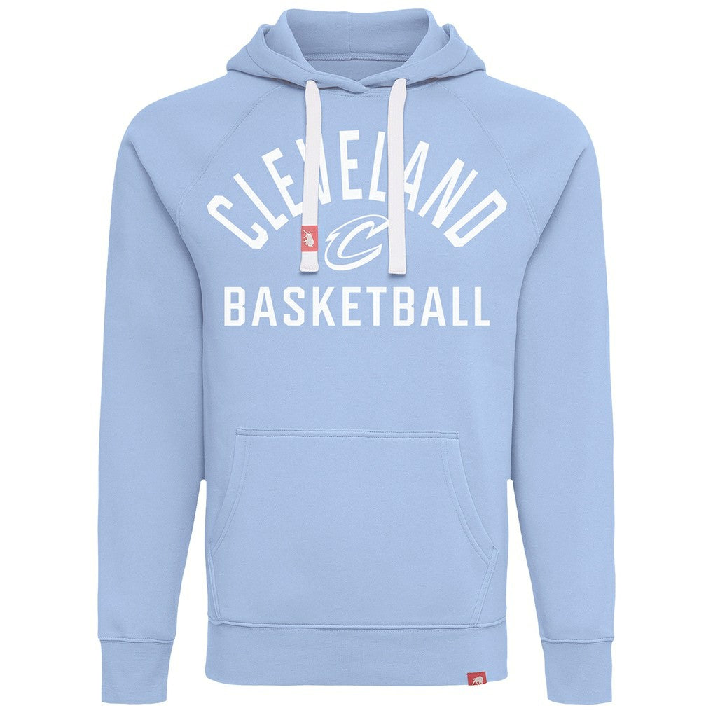 Cleveland Cavaliers Sportiqe Unisex Olsen Tri-Blend Pullover Hoodie Light Blue