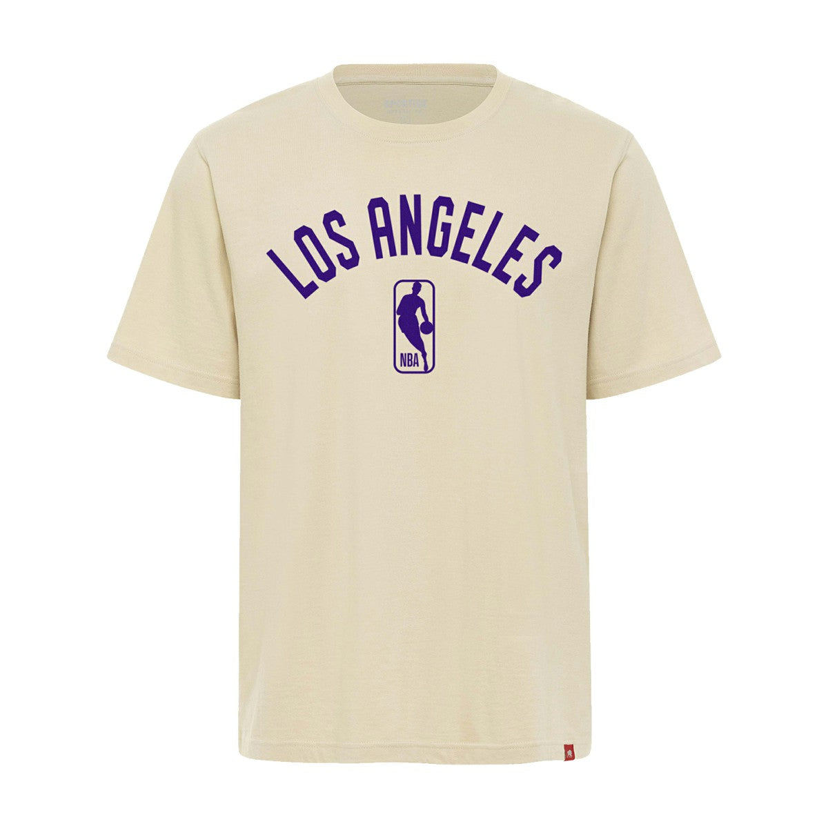 Los Angeles Lakers Sportiqe Unisex Duke Premium T-Shirt Cream