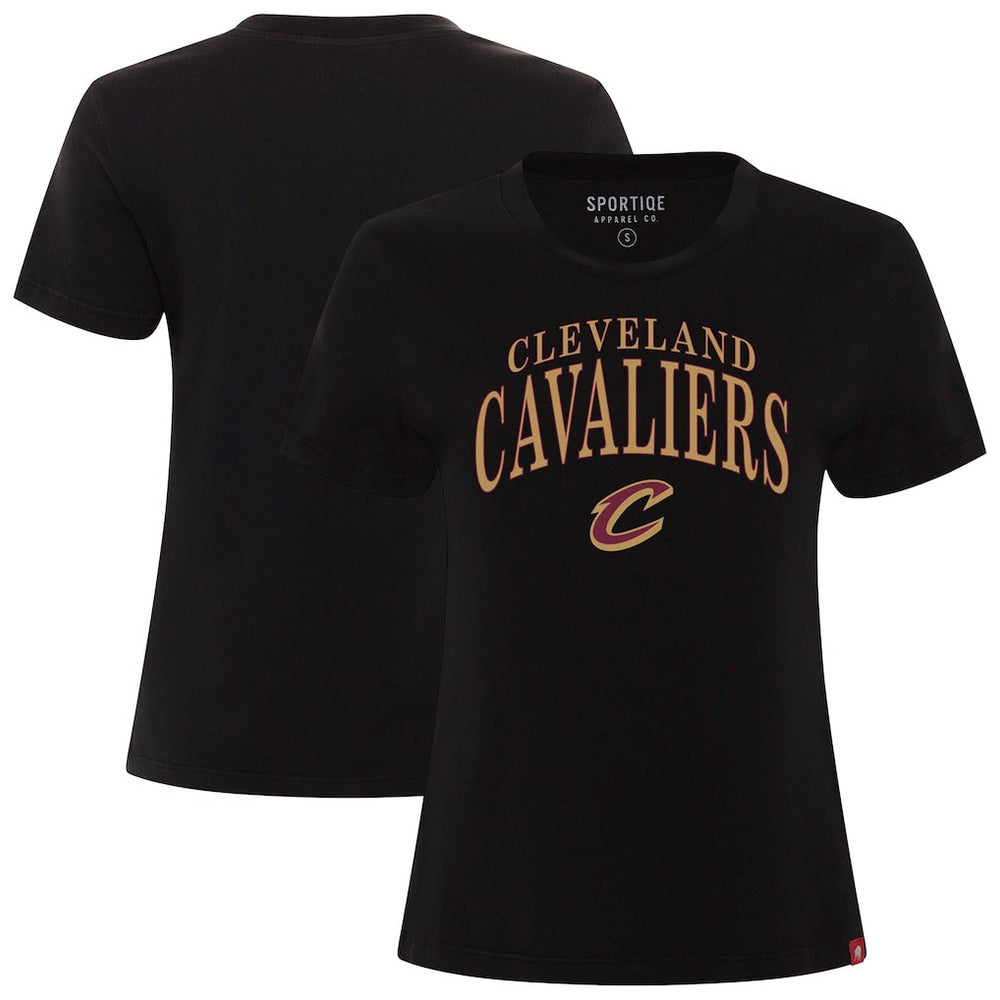 Cleveland Cavaliers Sportiqe Women's Arcadia Boxy T-Shirt Black outlet