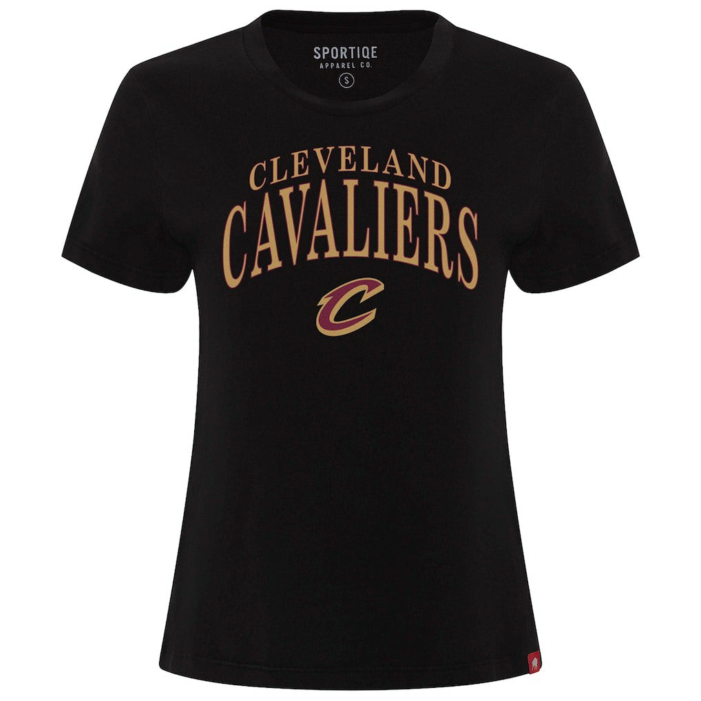 Cleveland Cavaliers Sportiqe Women's Arcadia Boxy T-Shirt Black outlet