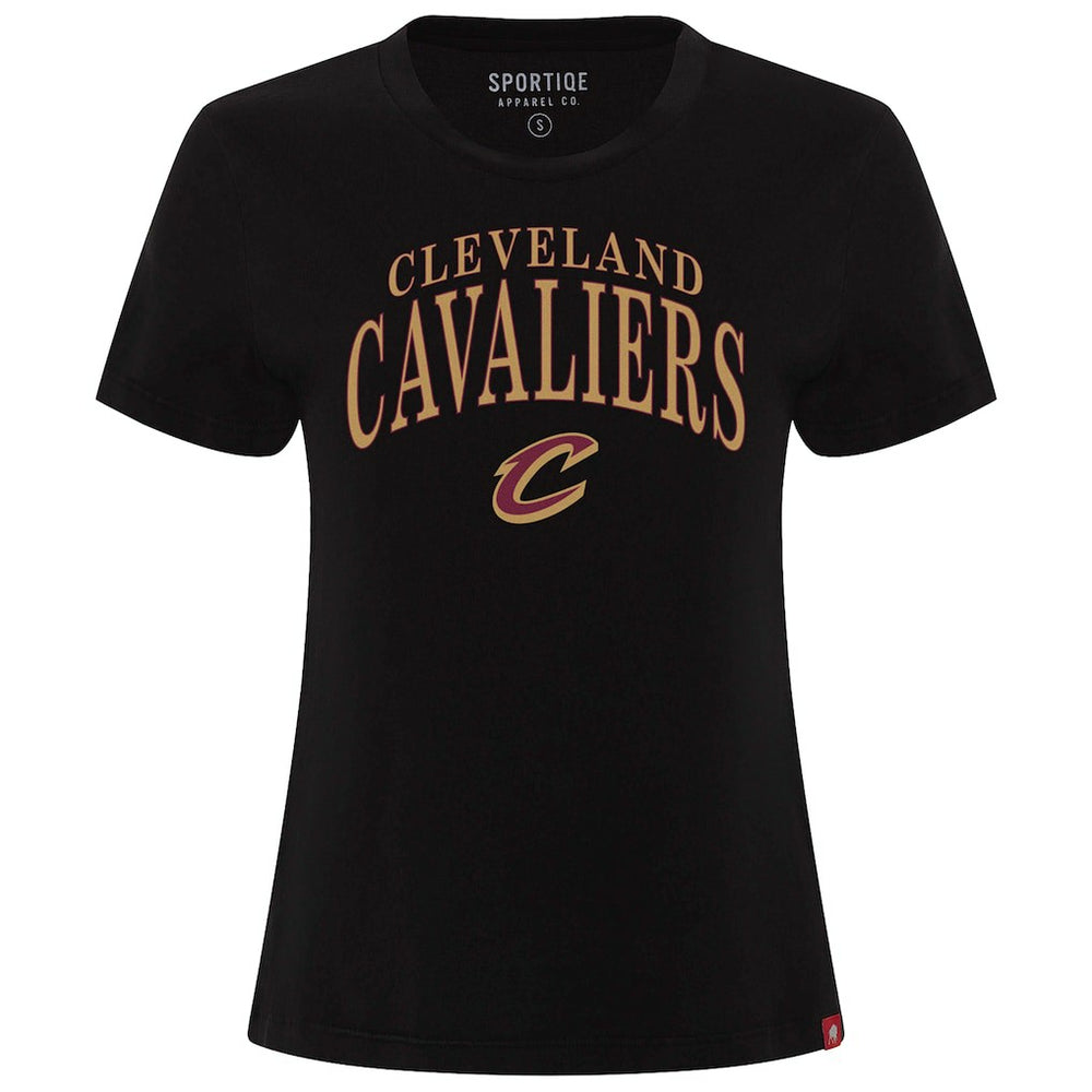 Cleveland Cavaliers Sportiqe Women's Arcadia Boxy T-Shirt Black outlet