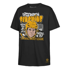 Sidney Crosby Pittsburgh Penguins Mitchell & Ness Youth Caricature T-Shirt - Black | US 202995903