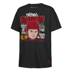 Connor Bedard Chicago Blackhawks Mitchell & Ness Youth Caricature T-Shirt - Black | US 202995905