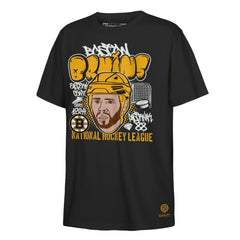 David Pastrnak Boston Bruins Mitchell & Ness Youth Caricature T-Shirt - Black | US 202995906