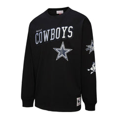 Dallas Cowboys Training Camp Vintage Logos Long Sleeve T-Shirt - Black T-shirts