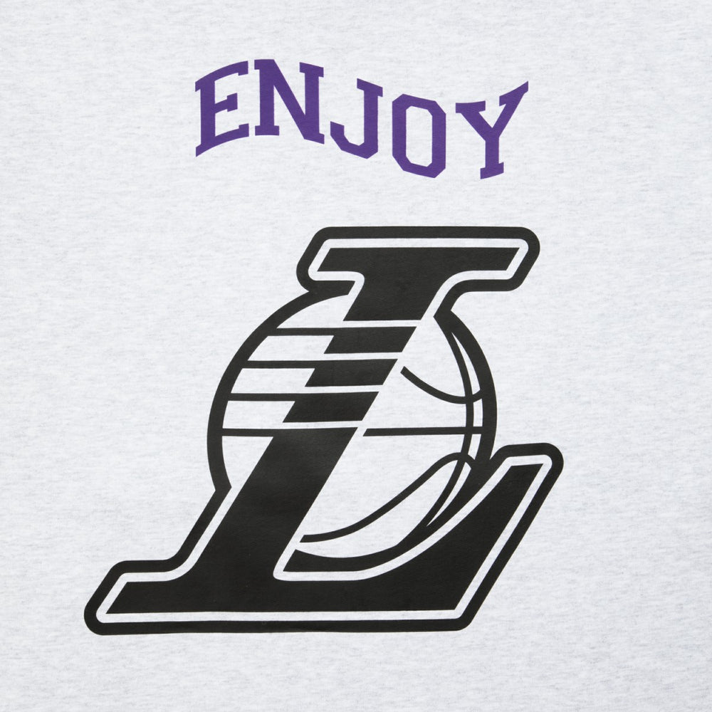 Enjoy Basketball x Los Angeles Lakers Unisex Hoop Enthusiast Capsule Collection Pullover Hoodie - Heather Gray