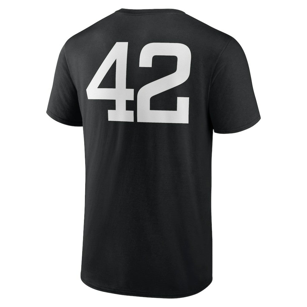 Colorado Rockies Jackie Robinson Day Name & Number T-Shirt - Black T-shirts