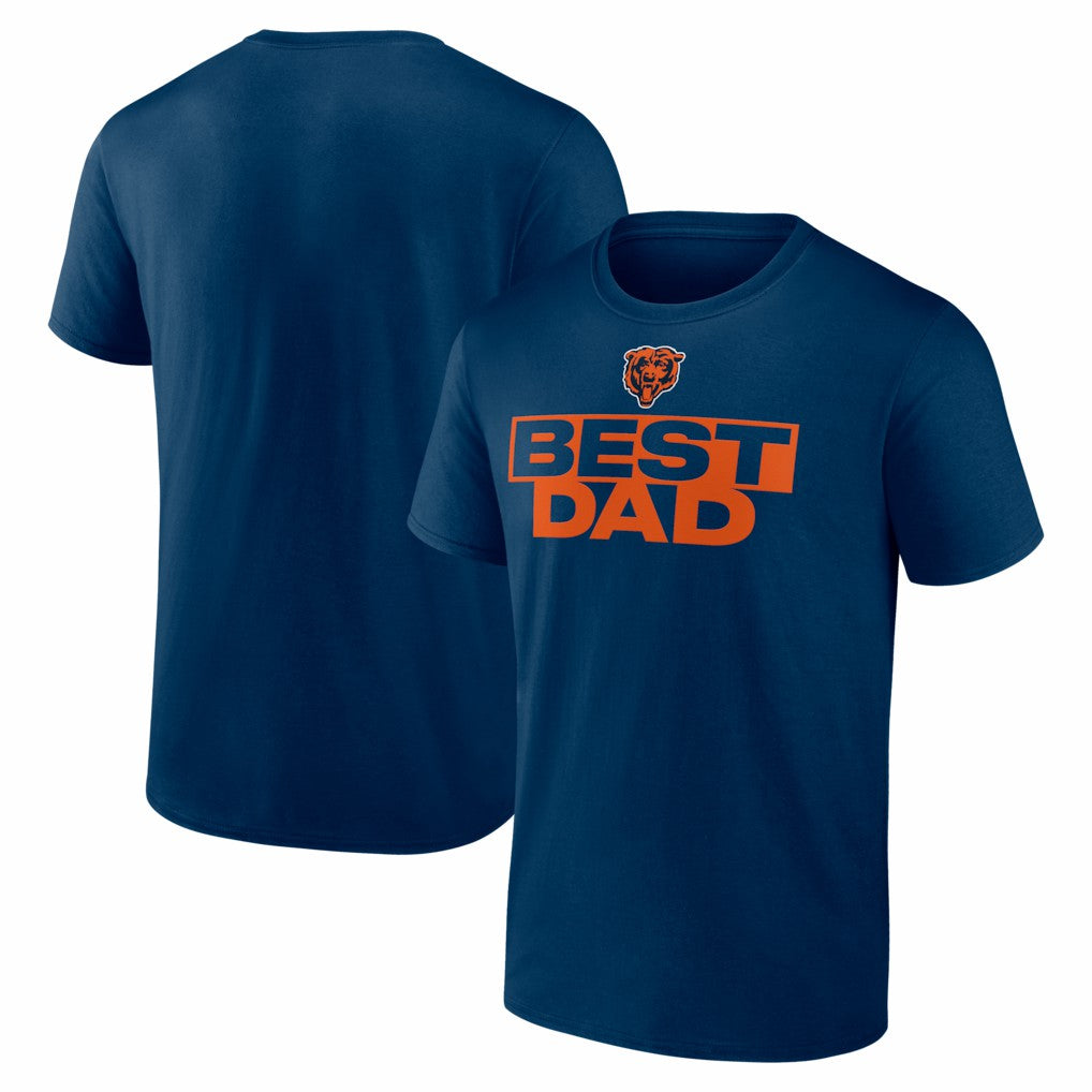 Chicago Bears Greatest Dad T-Shirt - Navy T-shirts